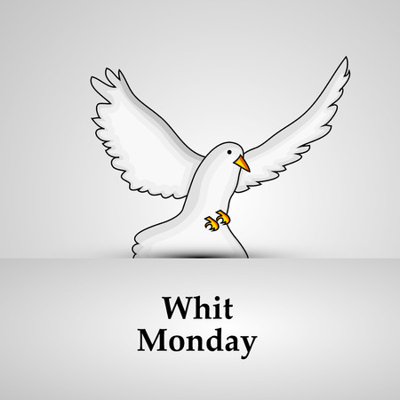 Illustration of elements of Whit Monday Backgroundのイラスト素材