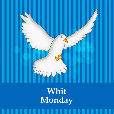 Illustration of elements of Whit Monday Backgroundのイラスト素材