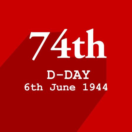 Illustration of U.S.A D-Day backgroundのイラスト素材