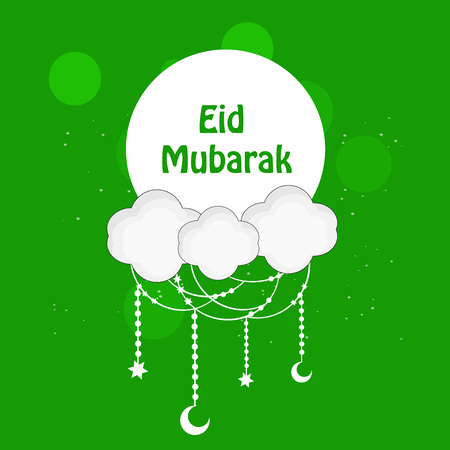 Illustration of Muslim festival Eid backgroundのイラスト素材