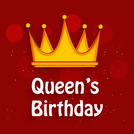 Illustration of Australia Queen's Birthday Backgroundのイラスト素材