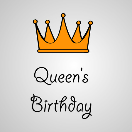 Illustration of Australia Queen's Birthday Backgroundのイラスト素材
