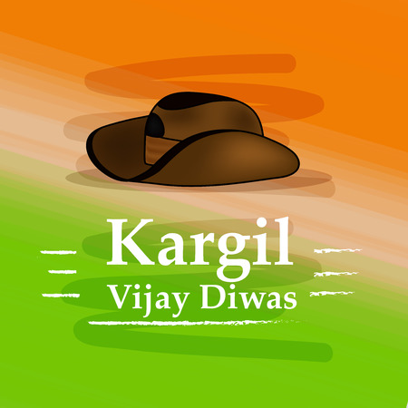 Illustration of Indian occasion Kargil Vijay Diwas background observed in Indiaのイラスト素材