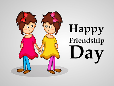 Illustration of background for Friendship Dayのイラスト素材