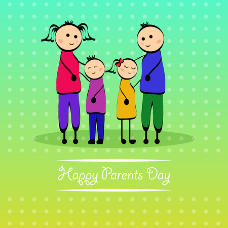 Illustration of background for Parents Dayのイラスト素材