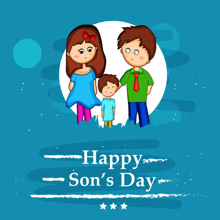 Illustration of background for Son's Daughter's Dayのイラスト素材