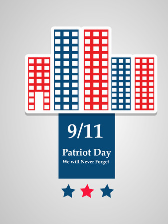 Illustration of USA Patriot Day backgroundのイラスト素材