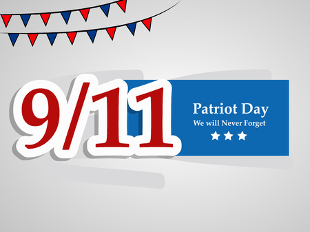Illustration of USA Patriot Day backgroundのイラスト素材