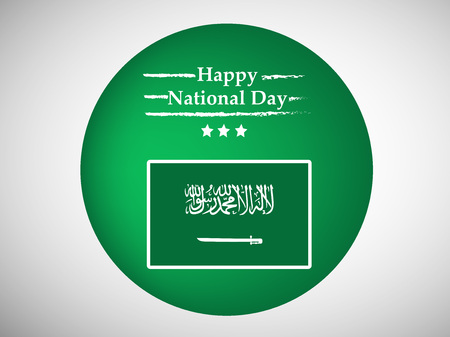 Illustration of Saudi Arabia National Day backgroundのイラスト素材