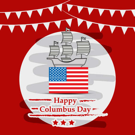 Columbus Day Backgroundのイラスト素材