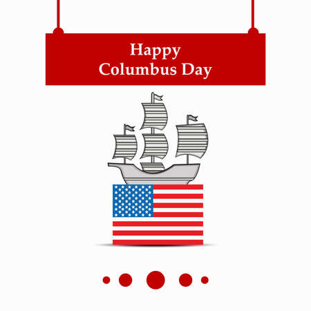 Columbus Day Backgroundのイラスト素材