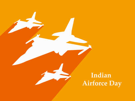 Indian Airforce Dayのイラスト素材