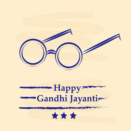 Gandhi Jayanti backgroundのイラスト素材