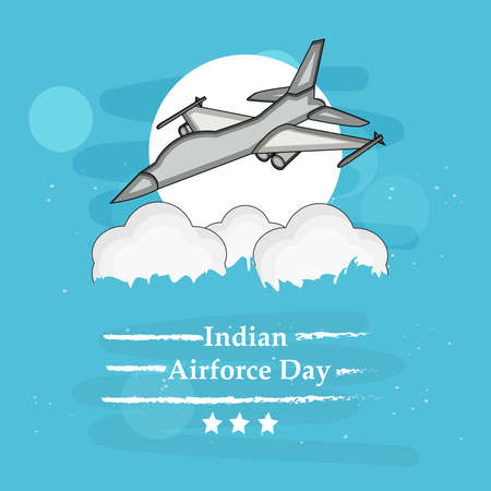 Indian Airforce Dayのイラスト素材