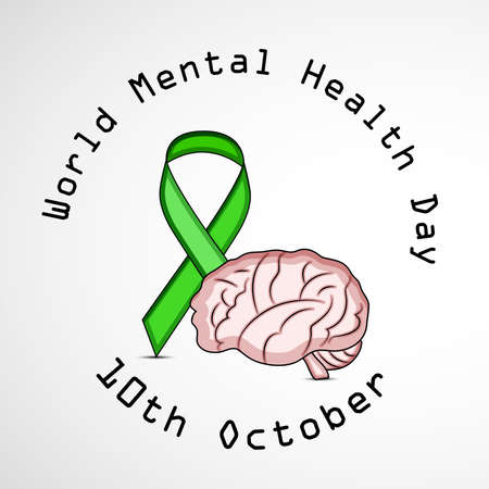 World Mental Health Dayのイラスト素材