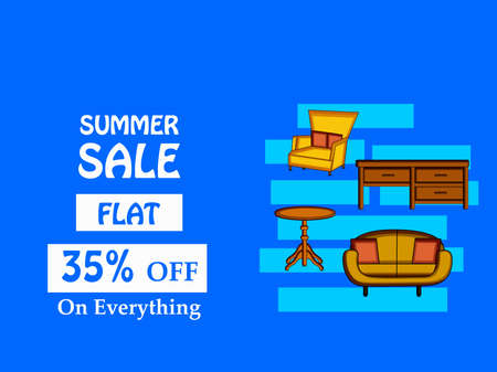 Summer Season backgroundのイラスト素材