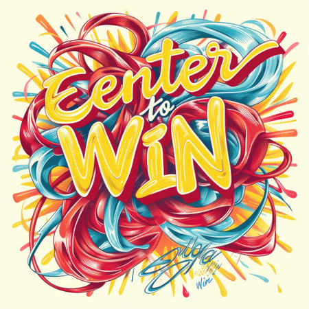 Vector illustration with lettering composition of Greetings from win in german language.の素材
