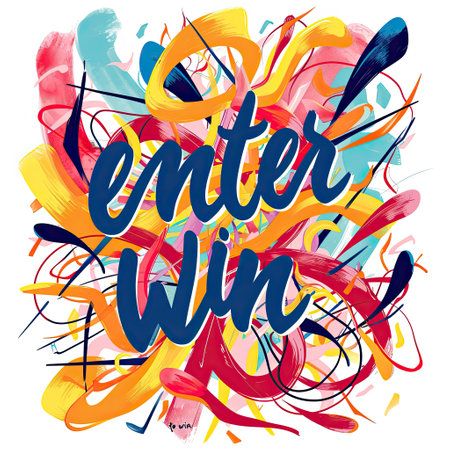 Vector illustration with hand drawn lettering and colorful doodles.の素材