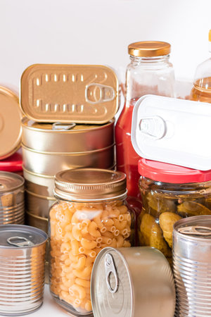 Food Reserves: Canned Food, Spaghetti, Pate, Tuna, Tomato Juice, Pasta, Fish and Grocery. Emergency...