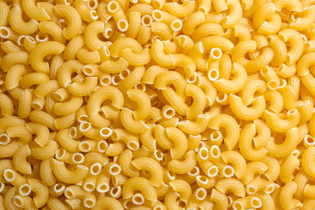 Uncooked Chifferi Rigati Pasta: A Culinary Canvas of Chifferi Rigati, Creating a Lively and Textured...