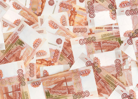 background of russian money