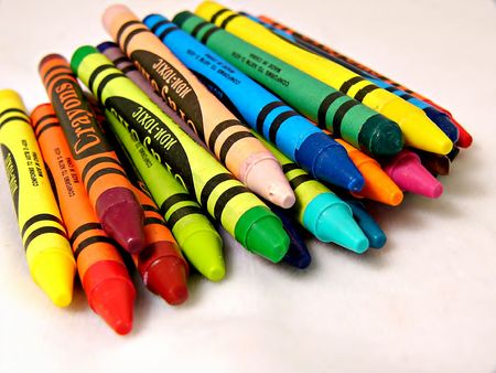 Colorful Crayonsの写真素材