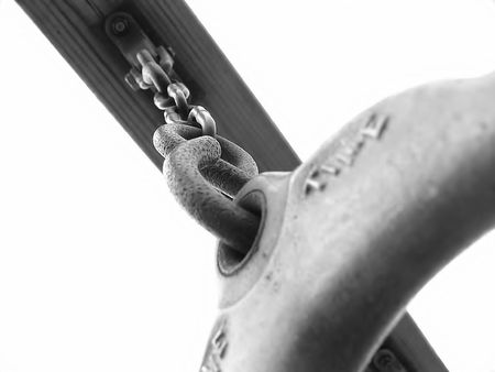 Play Equipment in Black and White at a different perspectiveの写真素材