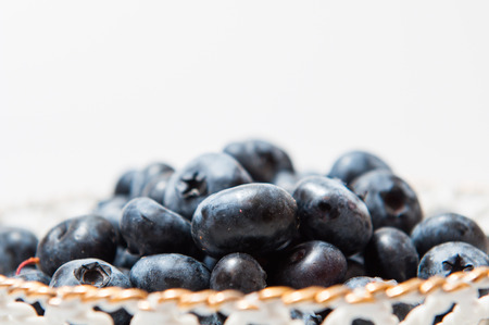 Fresh tasty blueberries fruits background for designの写真素材