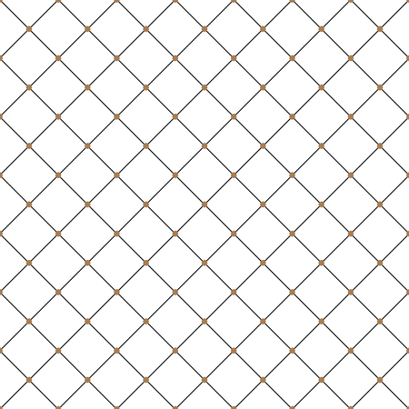 Abstract diagonal modern triangle dot Cross lines vector pattern, background. Seamless repeatable grid, mesh pattern. Template of lattice  texture. Vintage black and white tiles vector patternのイラスト素材