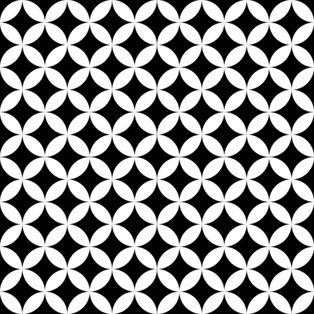 Geometric circle seamless star vector pattern. Abstract texture for textile.のイラスト素材