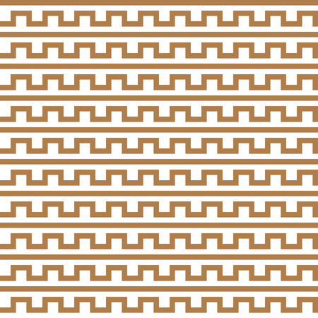 Typical egyptian, assyrian and greek motives. Greek key. Arabic geometric texture. Islamic Art. Abstract geometric. Vector and illustration.の写真素材