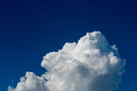 blue sky with cloud. Background with clouds on blue sky.の写真素材