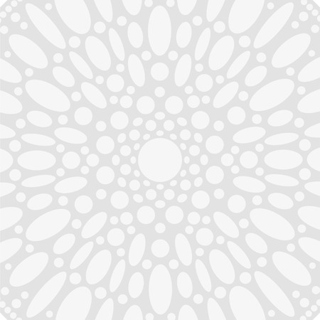 Snowflakes flowers pattern, round flower modern repeating seamless texture tracery and background template. Vector illustration.のイラスト素材