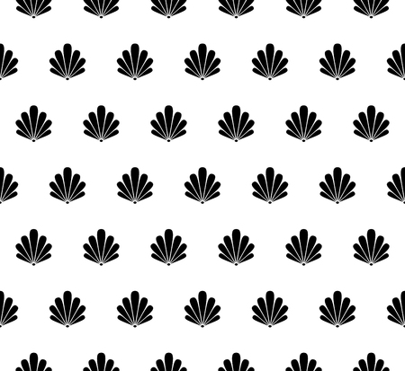 Floral vector seamless luxury pattern. Abstract leaves elements repiating texture design.のイラスト素材