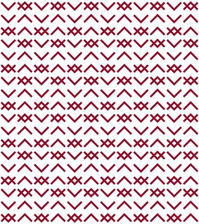Ethnic baltic art cross ornament seamless pattern.のイラスト素材