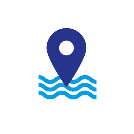 Placeholder flat symbol or location vector iconのイラスト素材