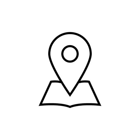 Placeholder flat symbol or location vector iconのイラスト素材