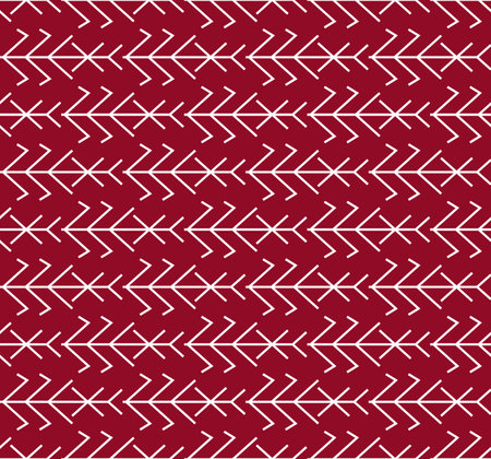 Ethnic Baltic Folk traditional ornament seamless pattern.のイラスト素材
