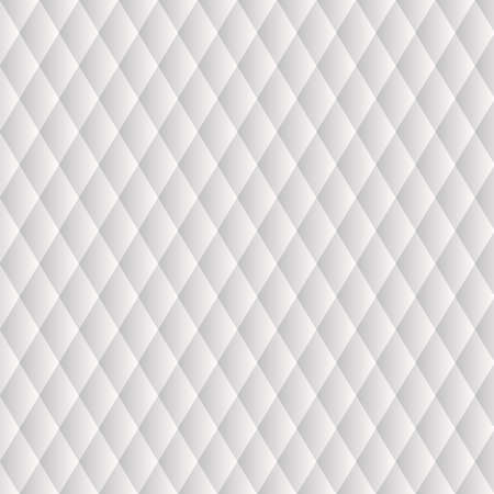 Abstract light gray 3d effect polygon geometry seamless pattern with rhombus tileのイラスト素材