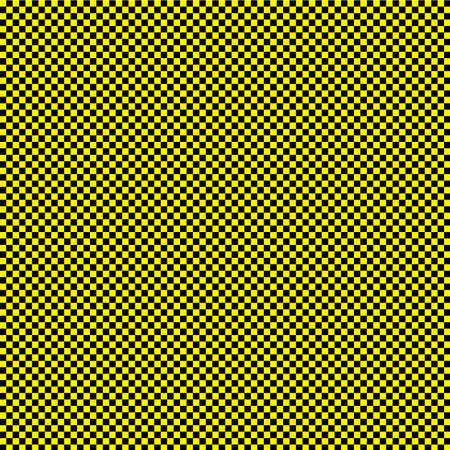 Black and yellow squares, repeating in a uniform square, sport texture