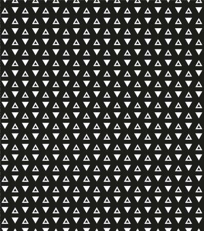 American ethnic indigenous Seamless art triangles patternのイラスト素材