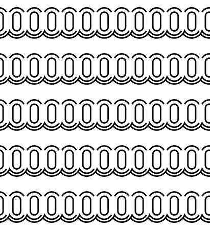 Greek waves seamless chain greek motives pattern.のイラスト素材