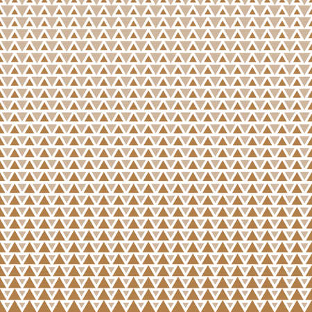 Abstract golden geometric triangle design halftone vector patternのイラスト素材