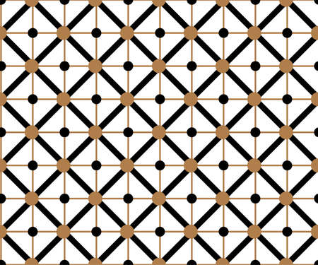 Seamless vector pattern with stripes, lines. Abstract geometric reticulate background.のイラスト素材
