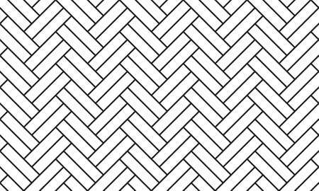 Herringbone parquet laminate floor wall texture. Vintage herringbone wooden floor seamless patternのイラスト素材