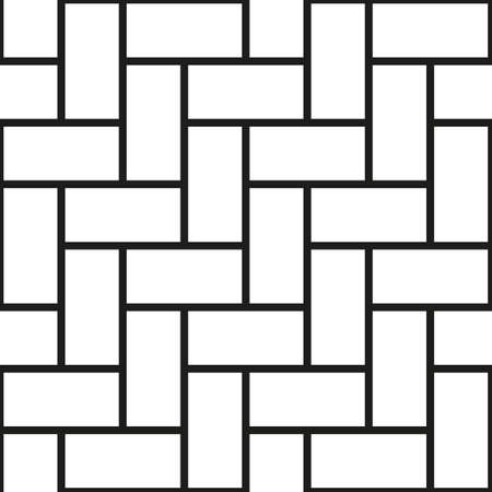 Herringbone parquet laminate floor wall texture. Vintage herringbone wooden floor seamless patternのイラスト素材