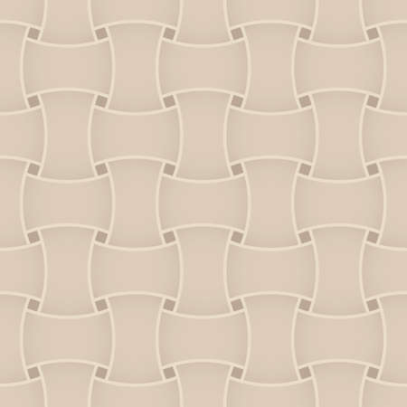 Geometric seamless pattern with intertwined bands. Wrapping paper. Tiling. Abstract backgroundのイラスト素材