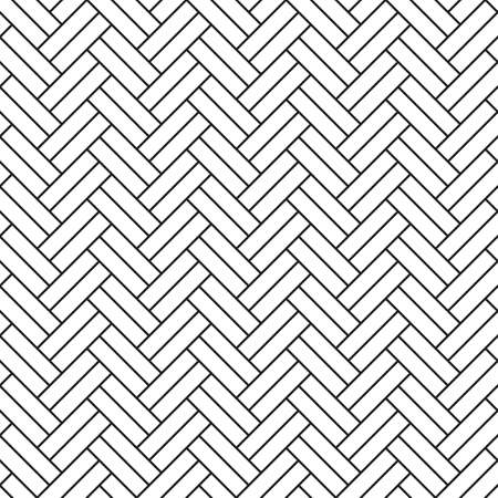 Herringbone parquet laminate floor wall texture. Vintage herringbone wooden floor seamless patternのイラスト素材