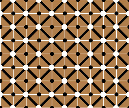 Seamless vector pattern with stripes, lines. Abstract geometric reticulate background.のイラスト素材