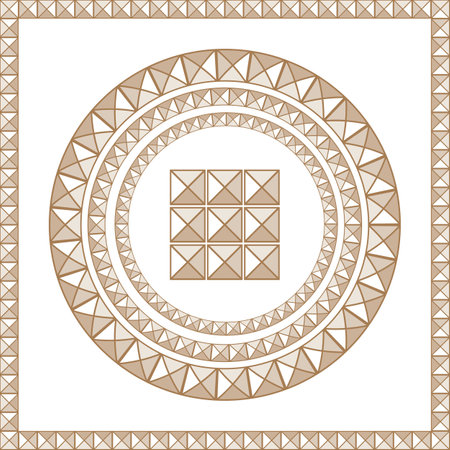 Ancient Greek frames patterns, set of antique borders from Greeceのイラスト素材